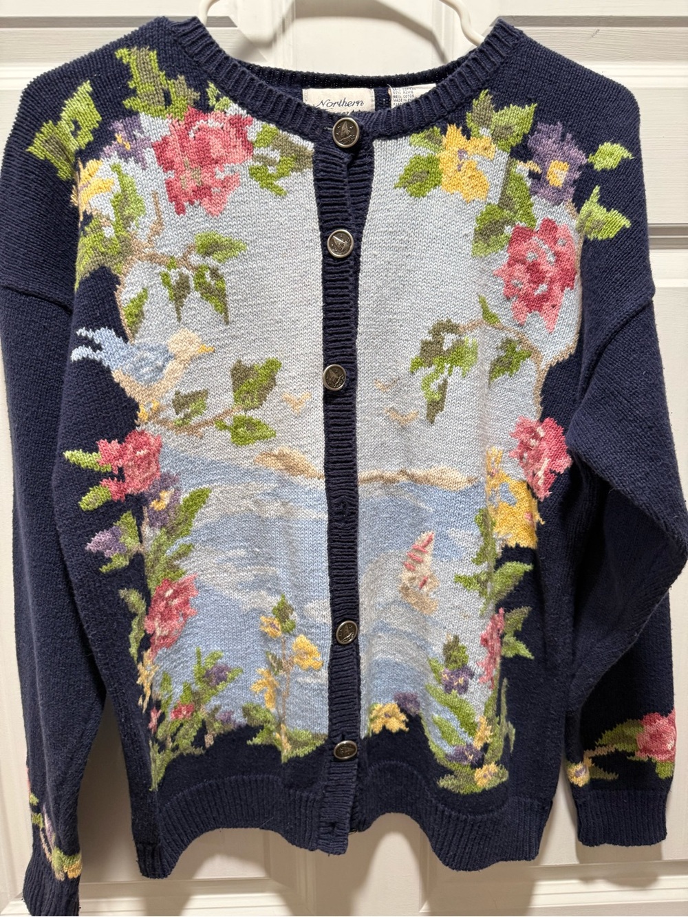 Northern Treasures 90s Floral Cardigan - Picture 4 of 8